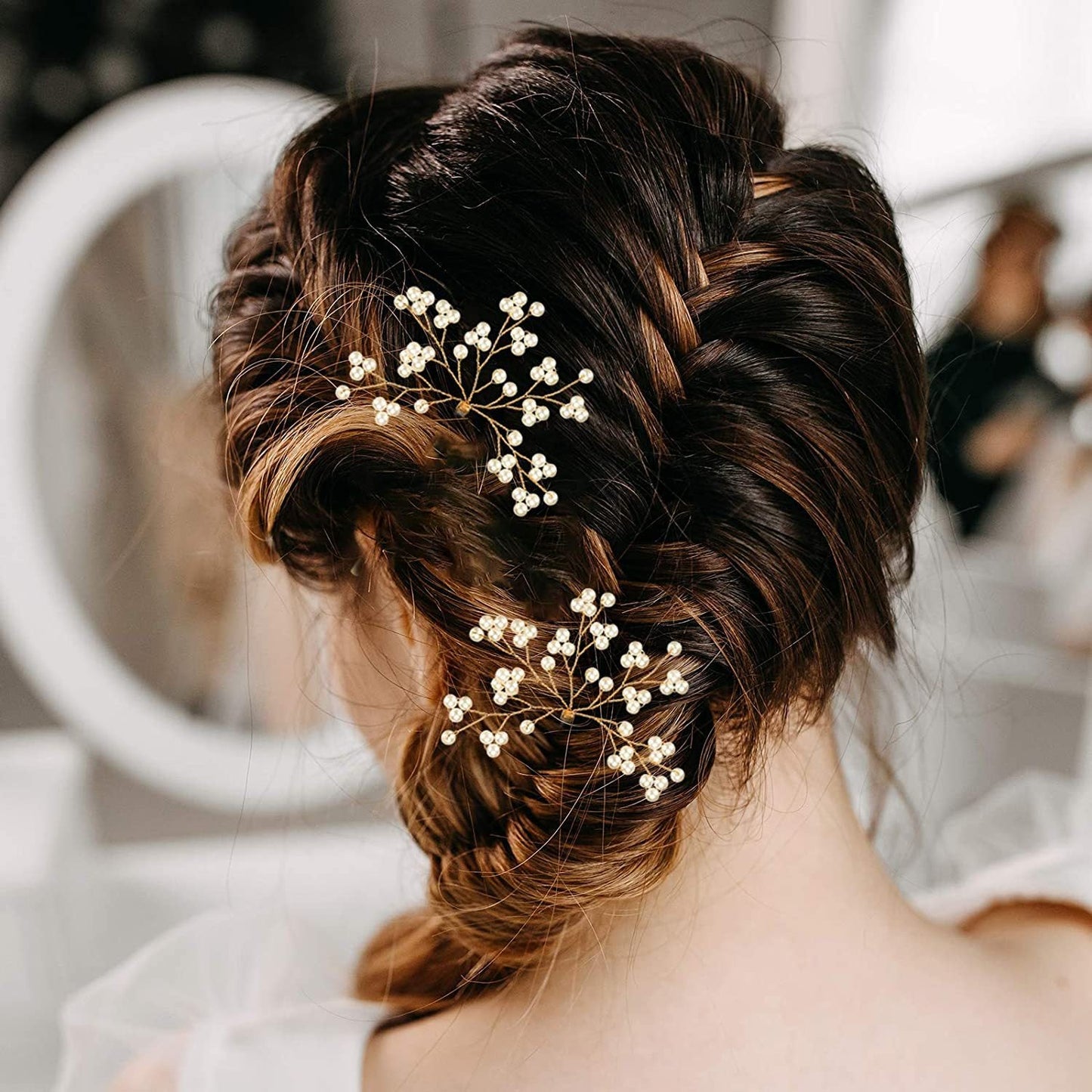 Starry Pearl Hair Clips Set of 2