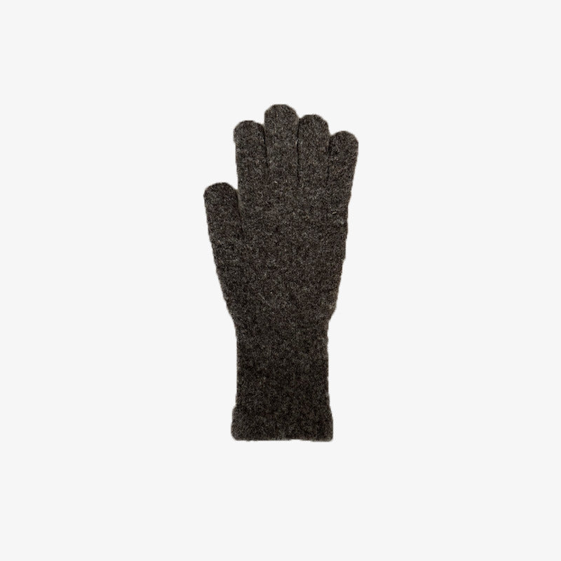 Solid Color Cute Plushed Knit Gloves