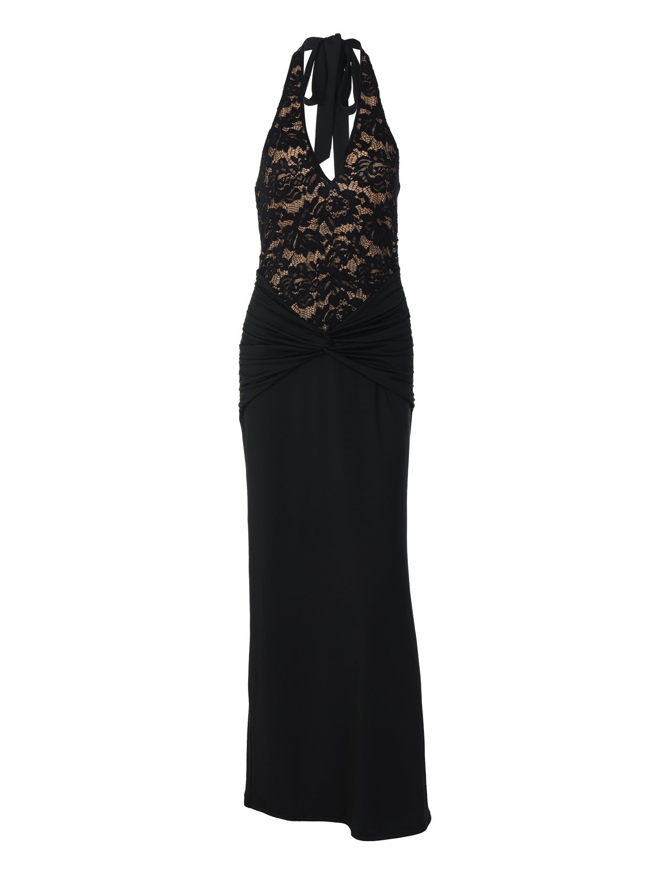 Elegant Lace Backless Bodycon Dress