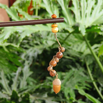 Flower Hairpin Handmade Alloy Hair Accessories Ethnic Style