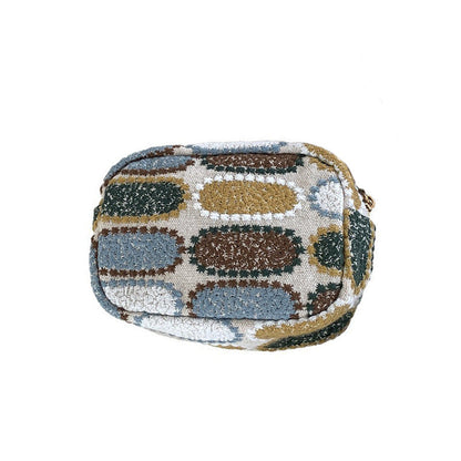Embroidered Mini Coin Purse Cute Makeup Bag