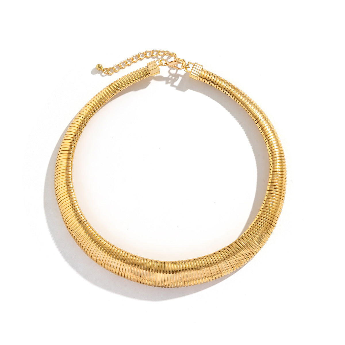 Punk Style Geometric Metal Choker Necklace