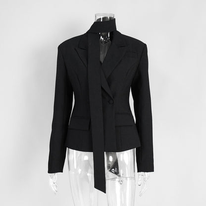 Women’s Tailored Blazer Elegant Casual Jacket