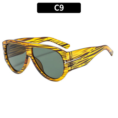 Fashionable Oversized T-Frame Sunglasses for Men and Women