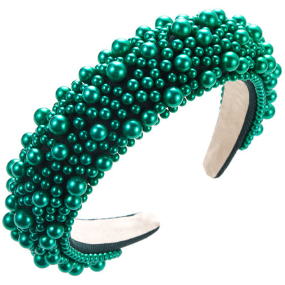 Baroque Pearl Headband Handmade Cute Hair Accessory