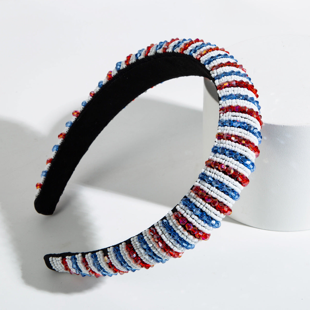 Handcrafted Beaded Headband Stylish Daily Hair Accessory