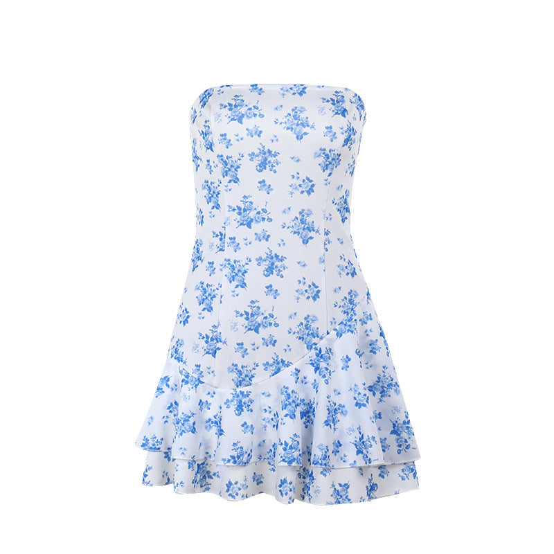 Bodycon Floral Print Dress Elegant Casual Summer Dress