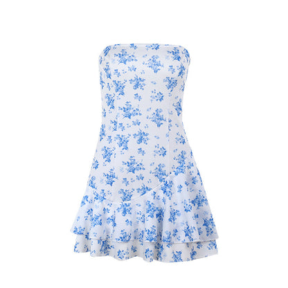 Bodycon Floral Print Dress Elegant Casual Summer Dress