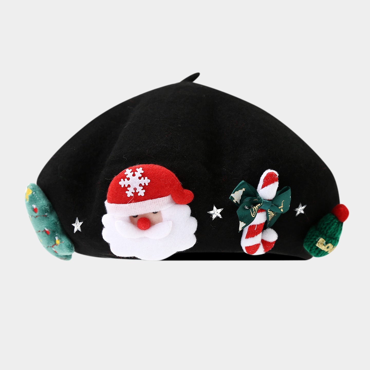 Winter Elegant Wool Blend Christmas Beanie Hat