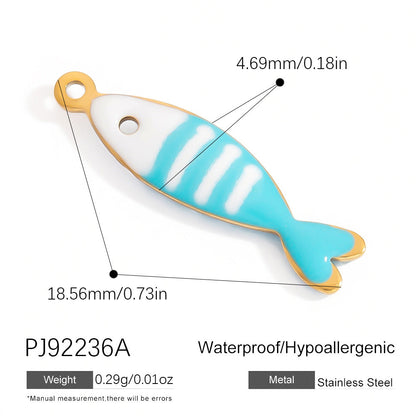 Stainless Steel DIY Jewelry Accessories Cute Charm Pendant