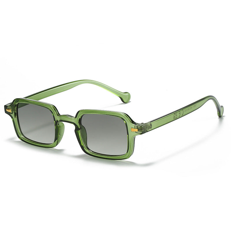 Square Retro Sunglasses Stylish AC Lens Sun Protection