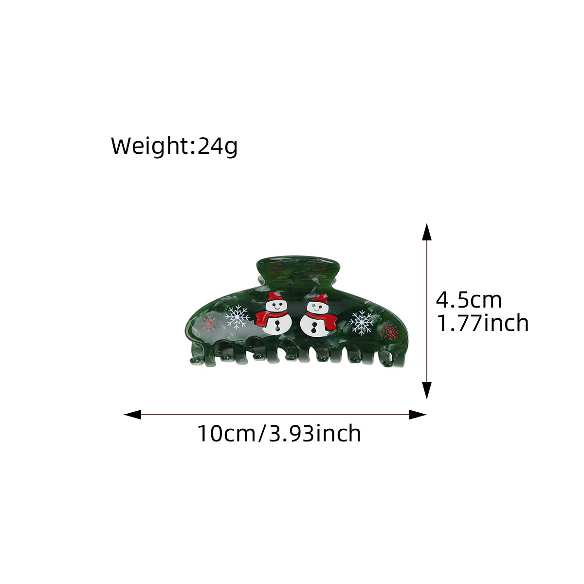 Creative Cartoon Christmas Cap Hair Claw