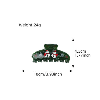 Creative Cartoon Christmas Cap Hair Claw