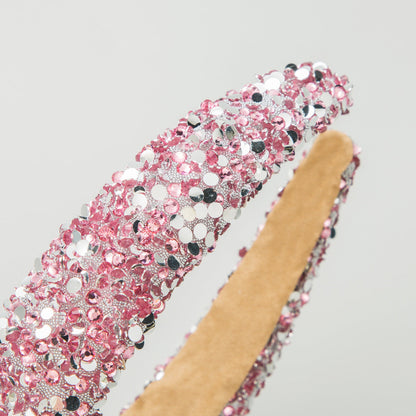 Fashionable Sparkly Sponge Headband for Women