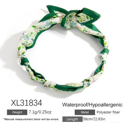 Stylish Floral Stainless Steel Necklace for Women