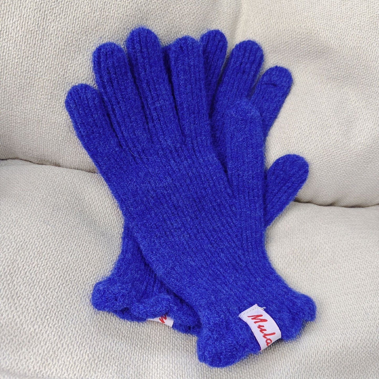 Soft Ribbed Solid Color Warm Knit Gloves