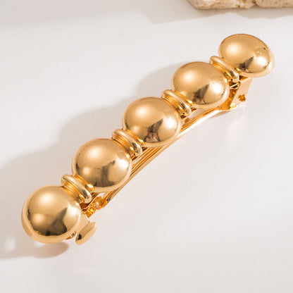 Geometric Style Metal Spring Hair Clips for Women