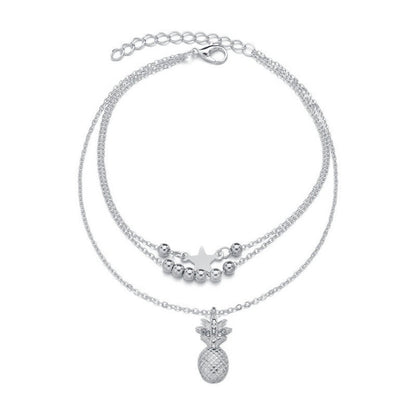 Simple Creative Pineapple Anklet