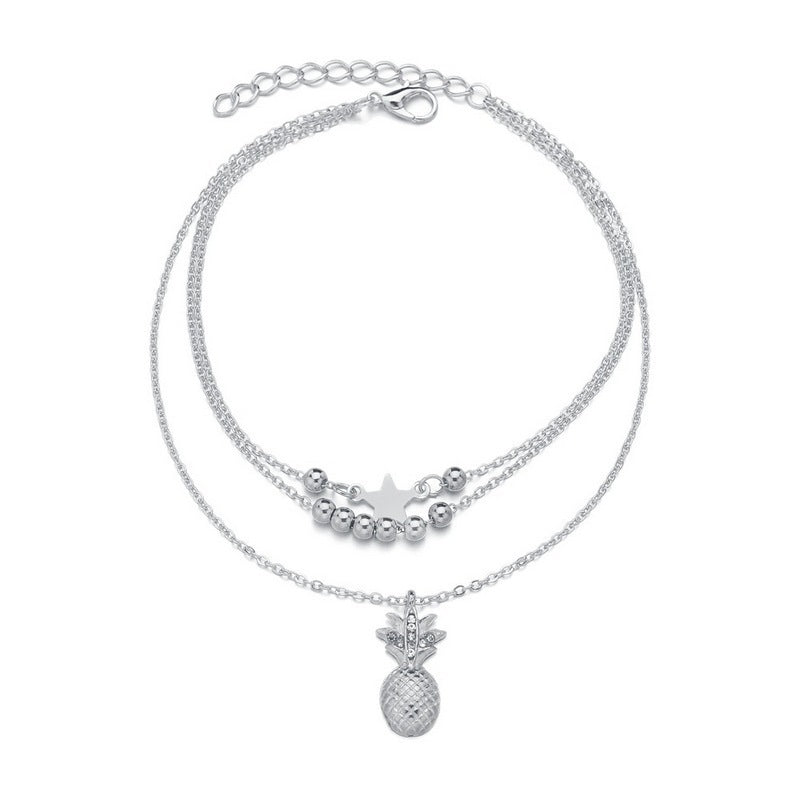 Simple Creative Pineapple Anklet