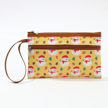 Simple Portable Christmas PU Storage Bag