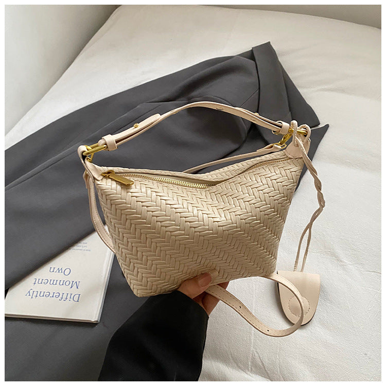Vintage-Inspired Large Capacity Woven Tote Bag for Women