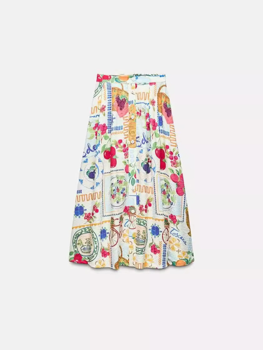 Elegant Floral Linen Cami Dress Set for Casual Wear