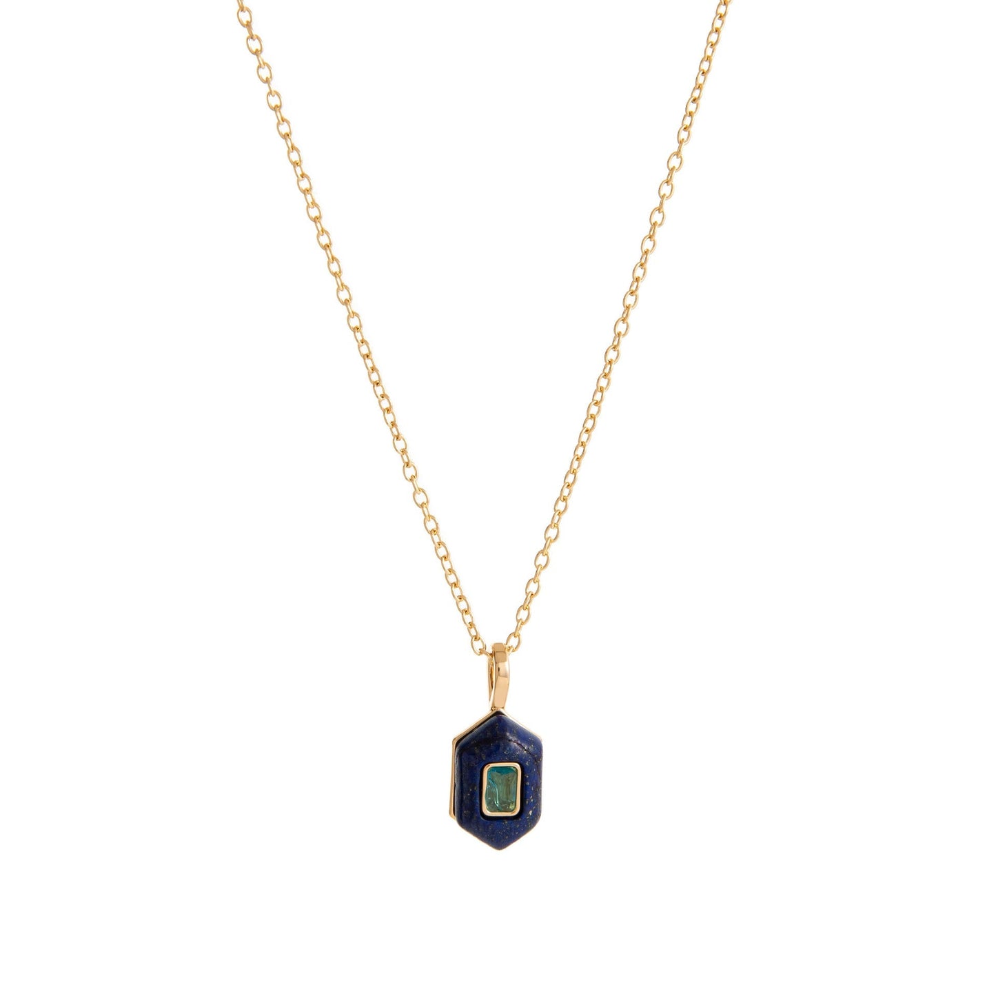 Trendy Rhinestone Waterdrop Pendant Chain Necklace
