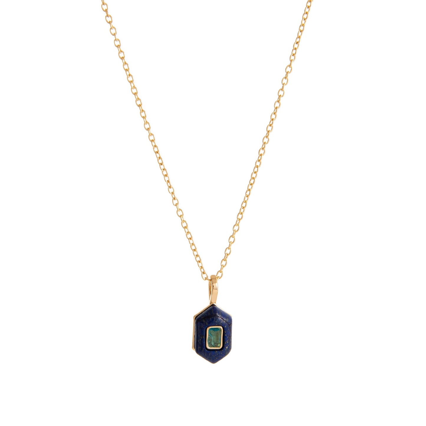 Trendy Rhinestone Waterdrop Pendant Chain Necklace