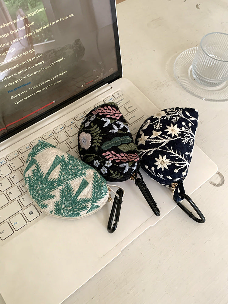 Embroidered AirPods Pro 2 Case with Floral Design