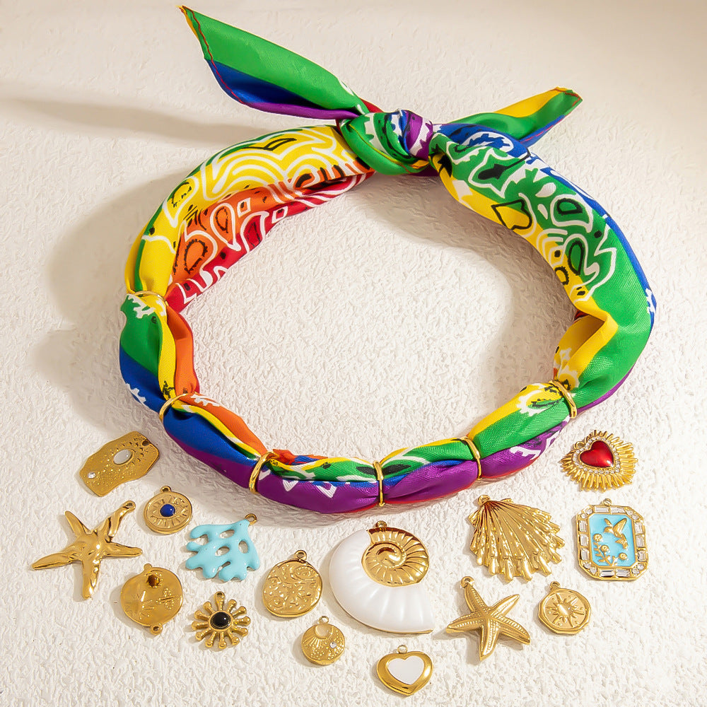 Stylish Floral Stainless Steel Necklace for Women