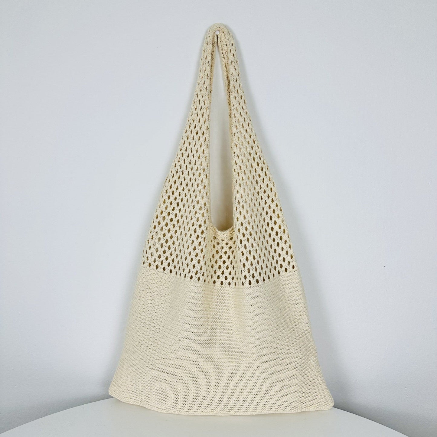 Trendy Woven Tote Bag Casual Chic Handbag