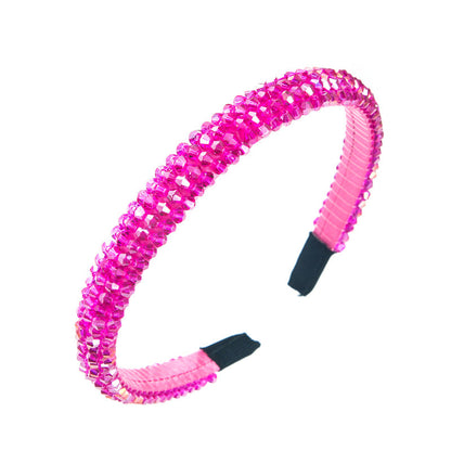 Woven Crystal Headband for Women Stylish Chic Hair Accessory