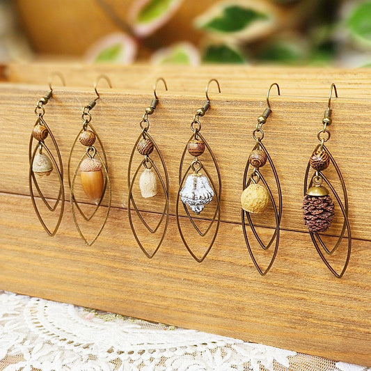 Vintage Bohemian Waterdrop Dangle Earrings for Women