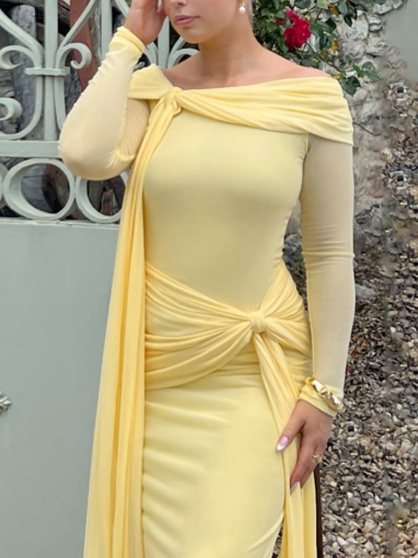 Sexy Off-Shoulder Bodycon Dress