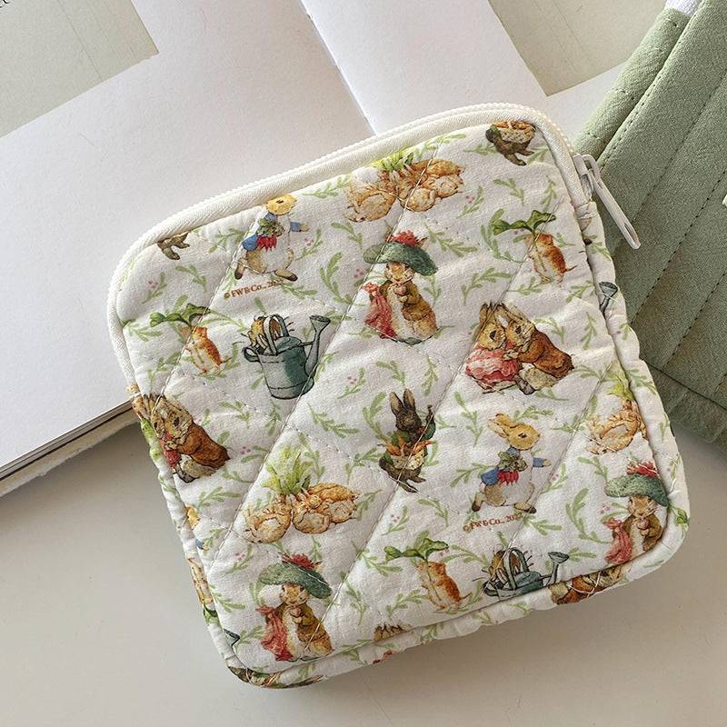 Cute Portable Makeup Bag Zip Pouch Organizer