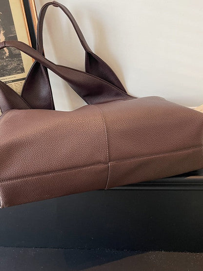 Trendy Color-Block Design Women's Tote Bag Casual Large Capacity Shoulder Bag
