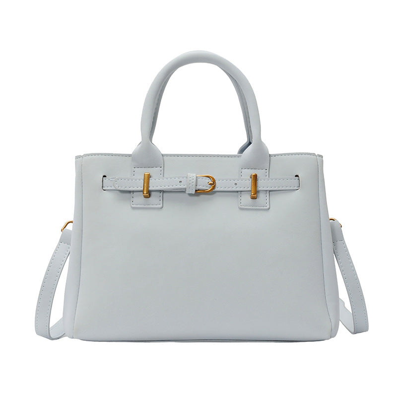 Trendy Tote Bag with Belt Detail Designed for Commuting