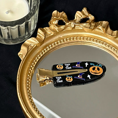 Sweet Halloween Bat Spider Hair Clip