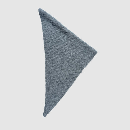 Handcrafted Triangle Wool Blend Scarf for Winter