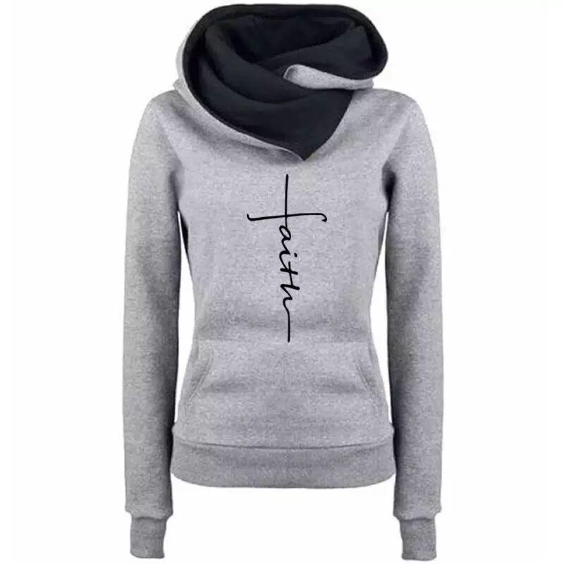 Lapel Pattern Embroidered Hooded Personalized Sweater Bottoming Shirt