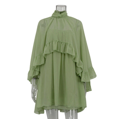 French-Inspired Sheer Sun Protection Tank Top Dress Set