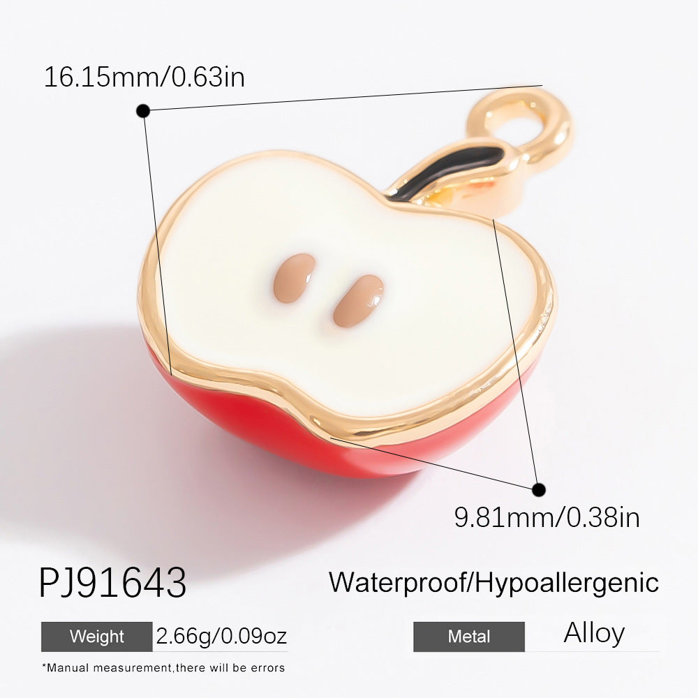 Alloy Pendant Necklace Trendy Fruit Design Handmade DIY Jewelry