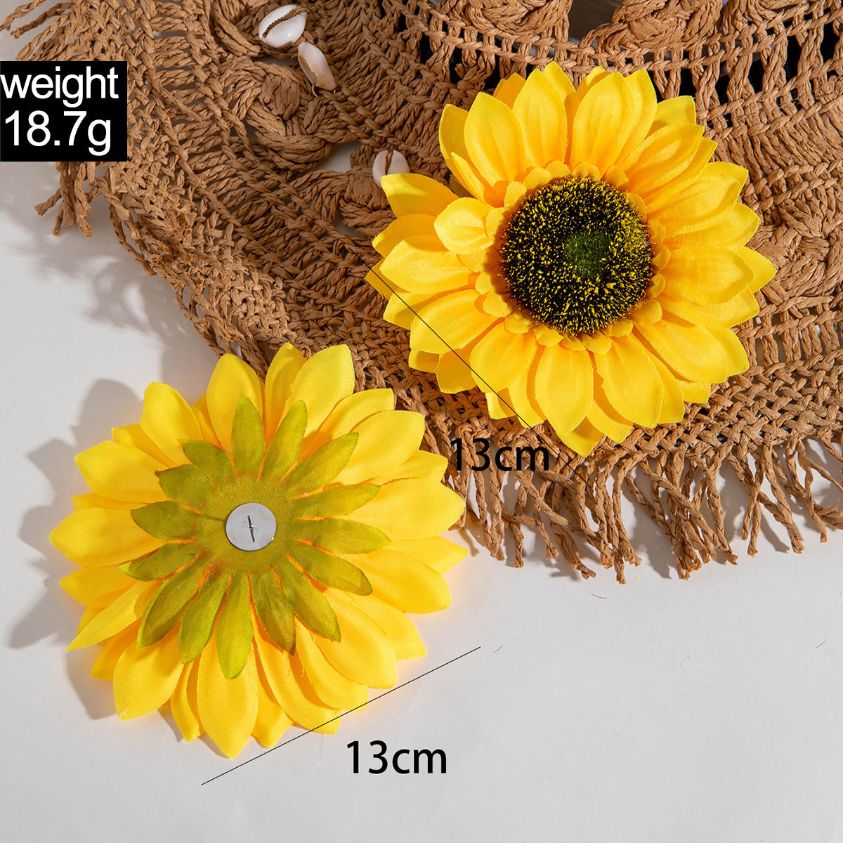 Colorful Floral Earrings With Sunflower And Rose Design