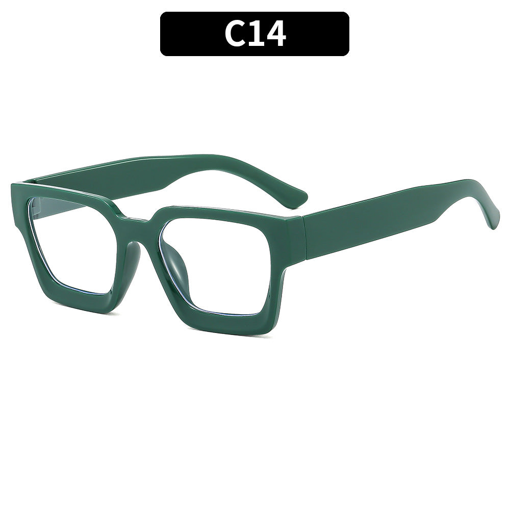 Trendy Square Multi-Color UV400 Sunglasses