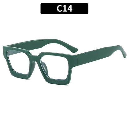 Trendy Square Multi-Color UV400 Sunglasses