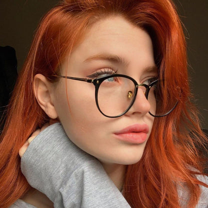 Retro Style Fashionable Blue Light Blocking Glasses