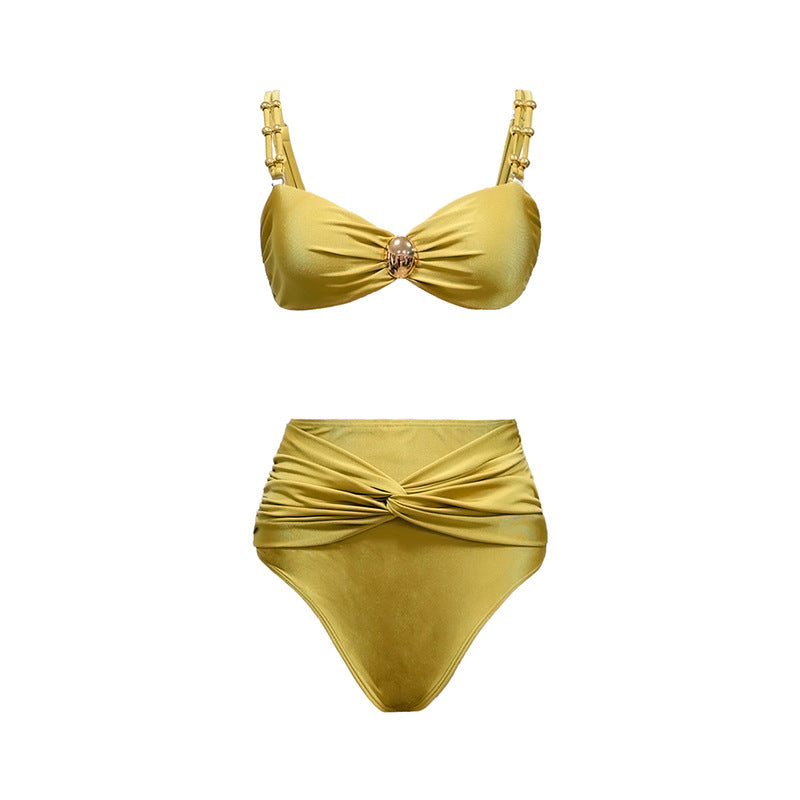 Sexy Hollow Out Swimwear with Cover Dress