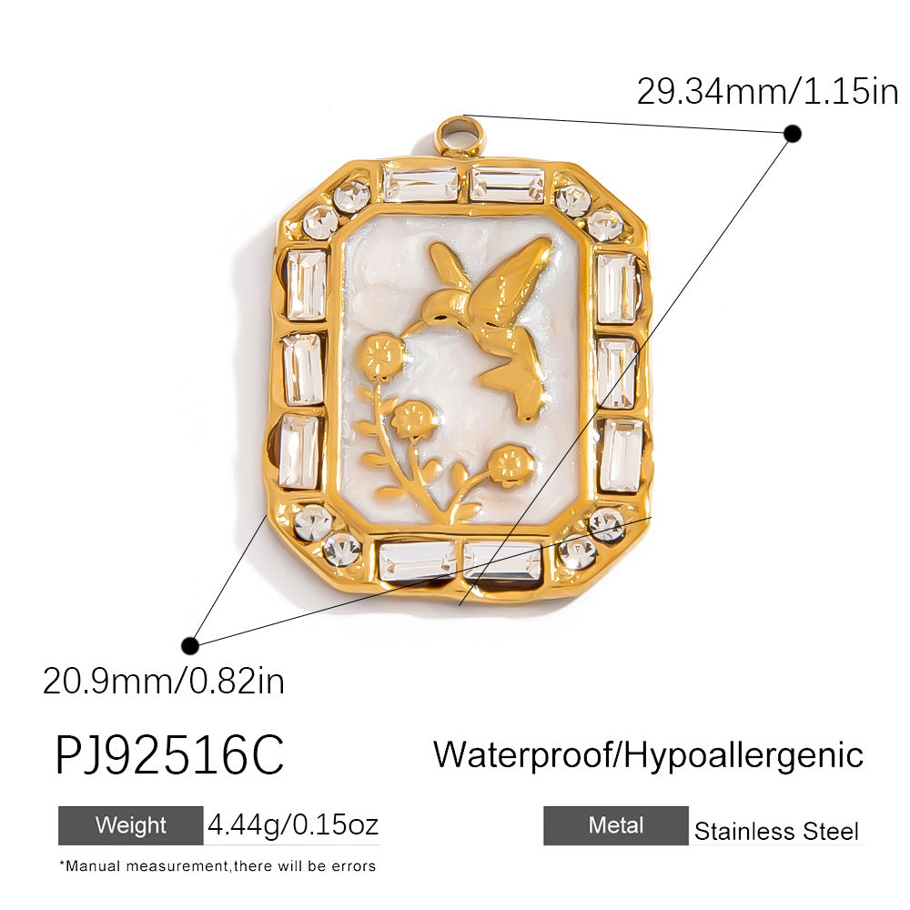 DIY 18K Gold Plated Stainless Steel Jewelry Accessories for Bracelets and Necklaces