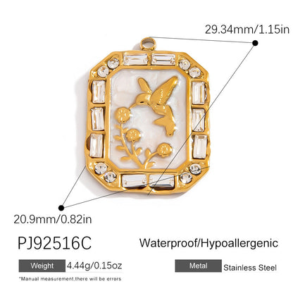 DIY 18K Gold Plated Stainless Steel Jewelry Accessories for Bracelets and Necklaces