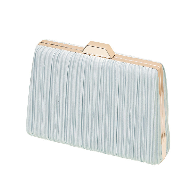 Elegant Women's Evening Crossbody Bag with Ruffled Pattern